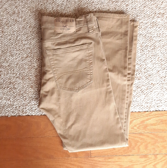 Hollister Other - Tan Hollister Super Skinny 5 Pocket Jeans 30X30